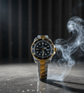 RLX Submariner Black Dial Two-Tone Watch – Silver & Gold Stainless Steel Luxury Timepiece
