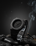 Black Arabic Aura Fiber Watch – Stylish Lightweight Timepiece