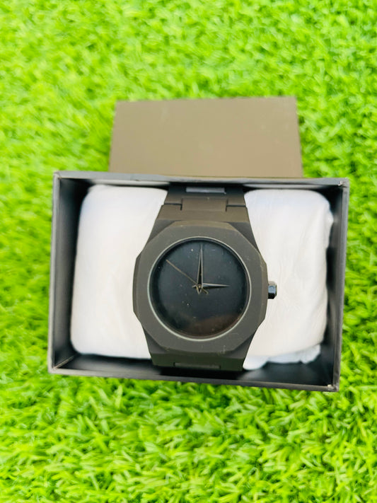 Black Arabic Aura Watch – Fiber Edition